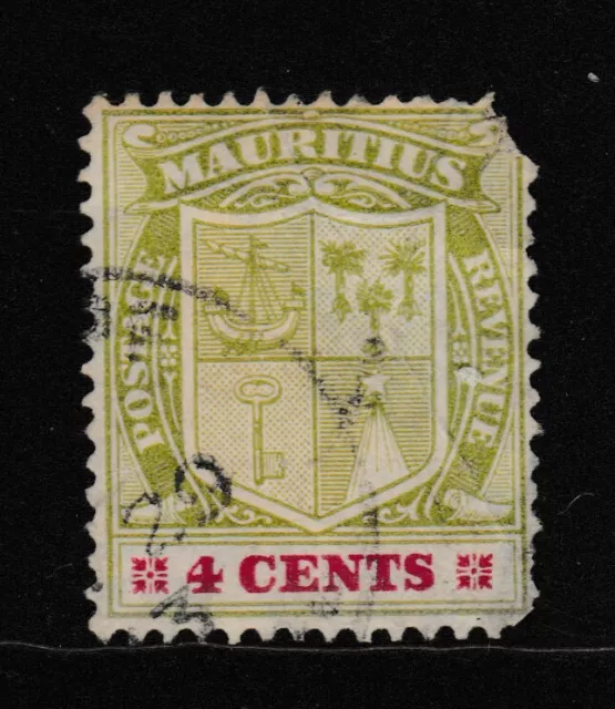 Mauritius - Coat of arms - used  4 cents stamp 1926