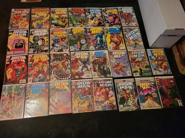 The Invincible Iron Man Marvel Comics (29) Issue LOT Comic Book Collection VG/NM