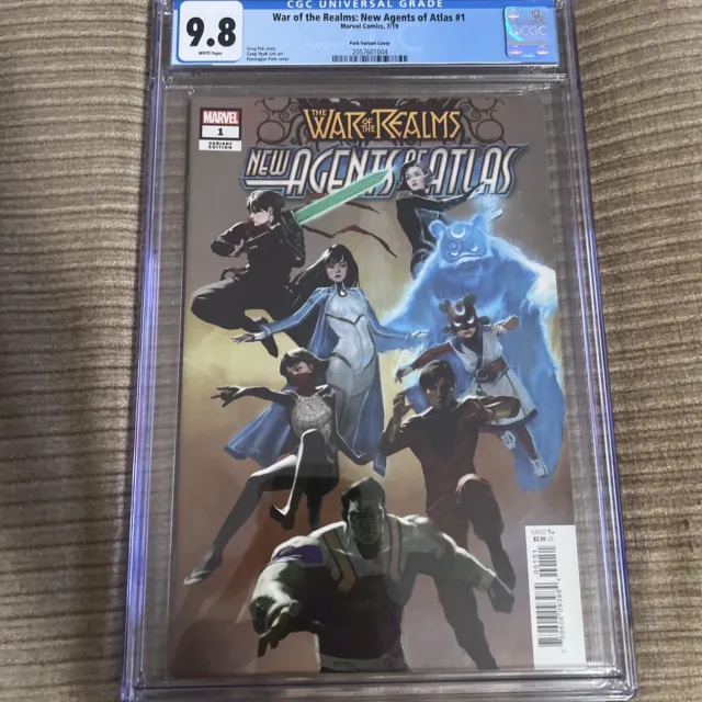 War Of The Realms: New Agents Of Atlas #1 1:25 Park Variant Cover CGC 9.8