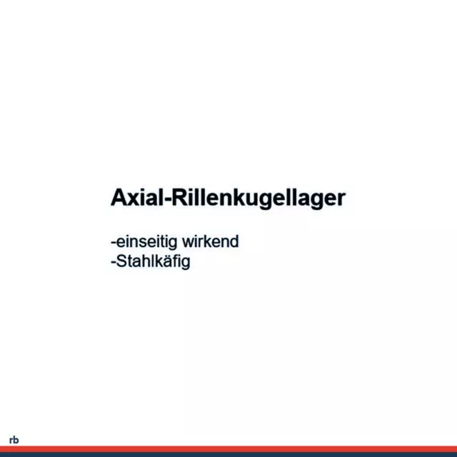 FAG Axial-Rillenkugellager 51100