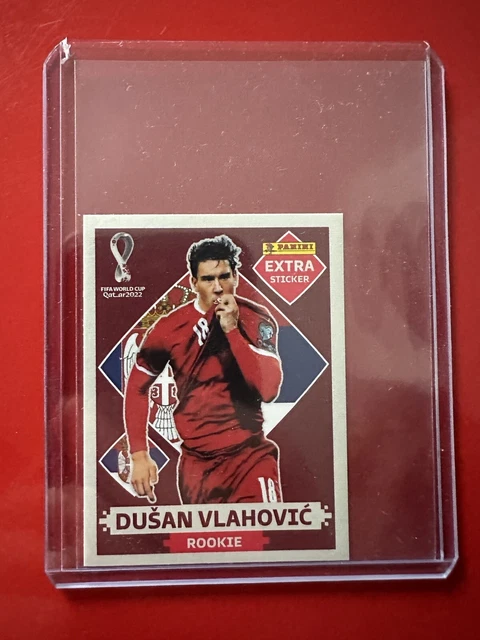 PANINI FIFA World Cup Qatar WM 2022 Extra Sticker ROOKIE VLAHOVIC