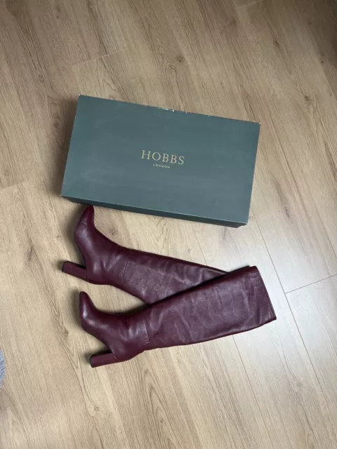 Hobbs Burgundy Boots Size 3 / Euro 36