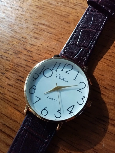 Montre Femme CELSIOR Classique à Quartz En Acier Inoxydable - Argenté, Bon état, Pile Incluse