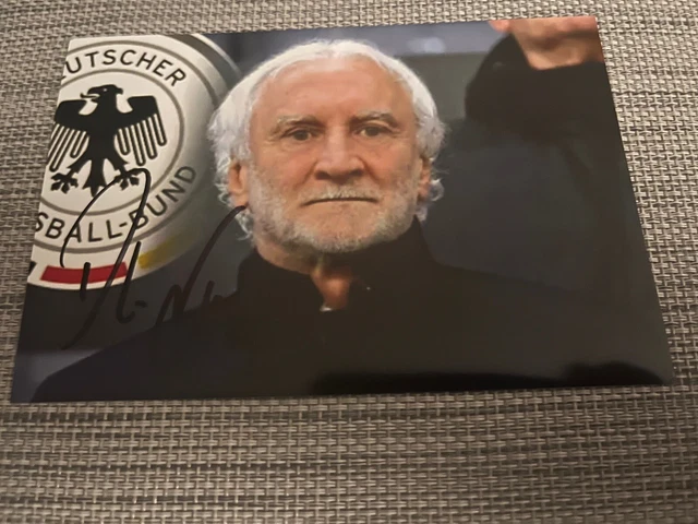 Rudi Voller Autogramm Foto - Werder Bremen Fan Geschenk