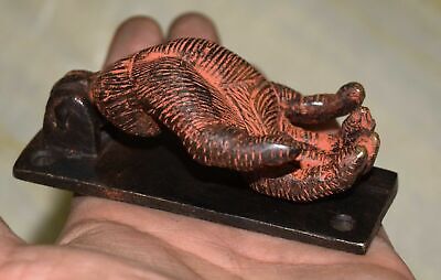 Red Monkey Hand Shape Door Knocker Solid Brass Handmade Home Dec Gift Item CJ55 2