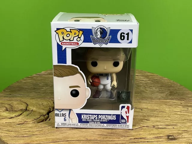 Funko Pop! NBA Basketball Kristaps Porzingis #61 Dallas Mavericks