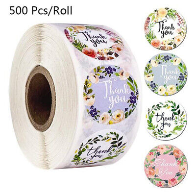 500 pegatinas de agradecimiento etiquetas de sello álbum de recortes decoración papelería palo_YB