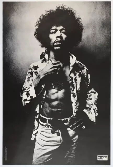 JIMI HENDRIX - VERY RARE 1967 UK TRACK RECORDS PROMO POSTER Osiris Series