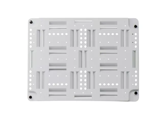 On-Q AC1040 Plastic Universal Mounting Plate, Universal-10 inch, White