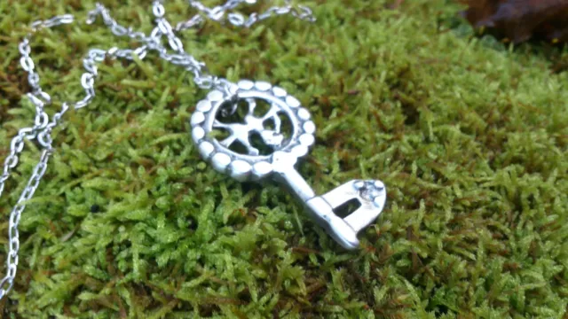 Necklace Viking Swedish pewter Key to the Kingdom of Heaven MINT unisex