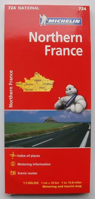 Michelin National Map 724 Northern France: No.724 by Michelin