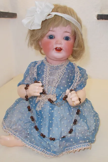 niedliche alte Porzellankopf Puppe Ernst Heubach auf Kestner Babykörper um 1920 2