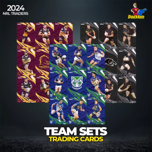 2024 NRL Traders - Titanium Trading Cards - TEAM SETS [Pick Your Team]