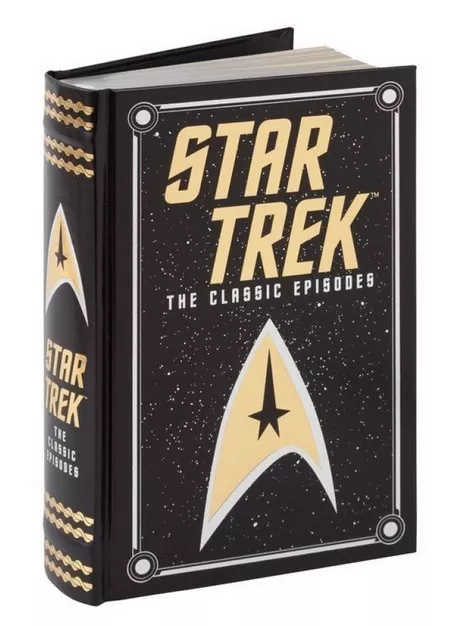 STAR TREK: THE CLASSIC EPISODES by James Blish Deluxe Bonded Leather NEW SEALED