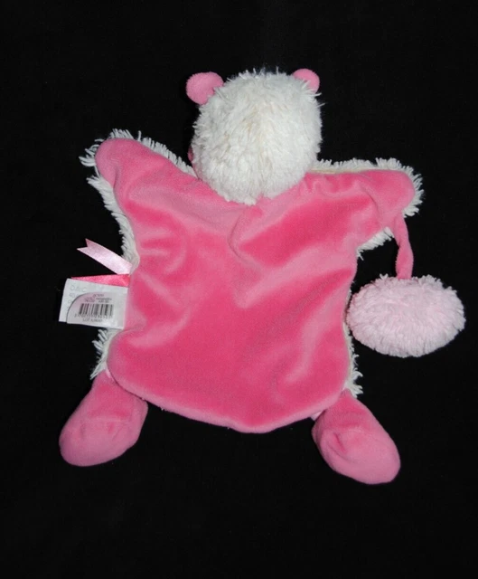 Marionnette hérisson blanc balle rose DOUDOU ET COMPAGNIE DC3050 Lovely TTBE 2