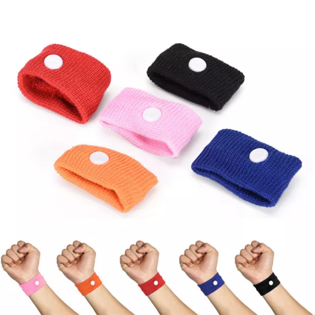 Anti Nausea Morning Sickness Motion Travel Sick Wrist Band Car Sea Plane J.EN