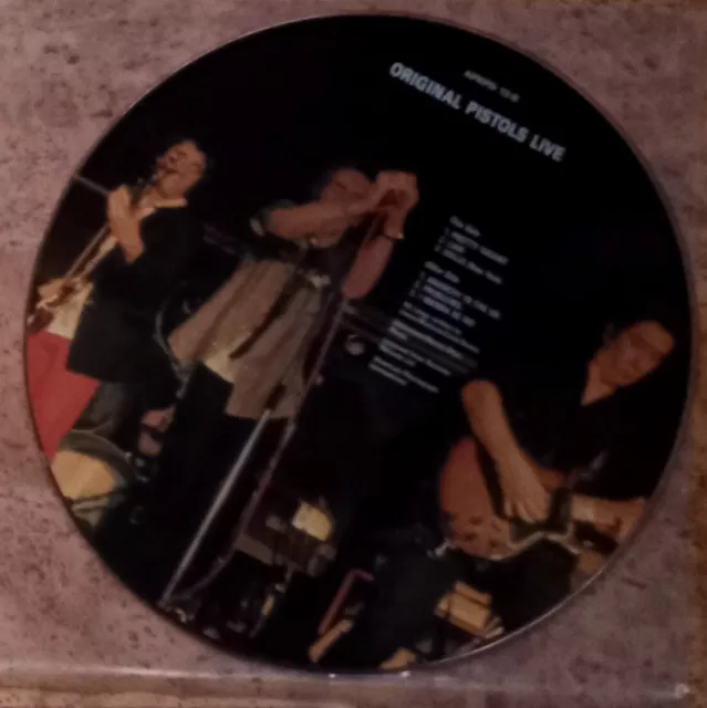 LP-PICTURE "SEX PISTOLS" - "Original Pistols Live"