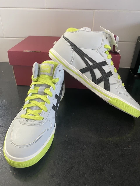ASICS TIGER AARON Big Kids Mens Trainers Grey Red UK Size 4.5 19.99 PicClick UK
