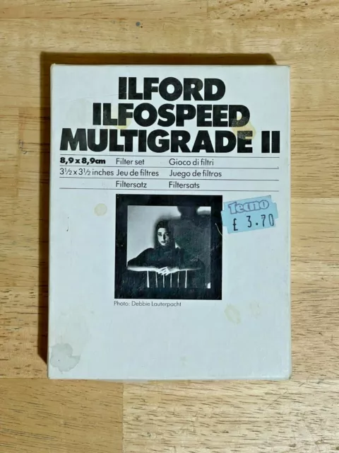 Vintage Ilford Ilfospeed Multigrade II Filter Set