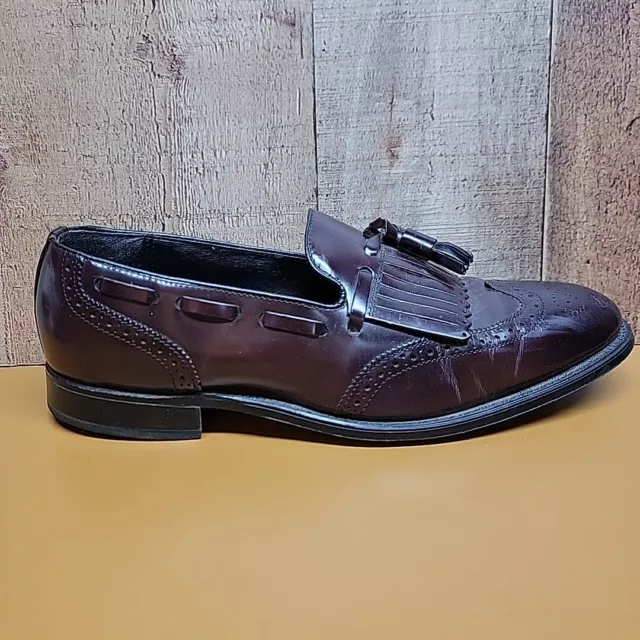 DOCKERS SINCLAIR LOAFER 90-7326 Dark Brown Leather Slip On Dress Shoes ...