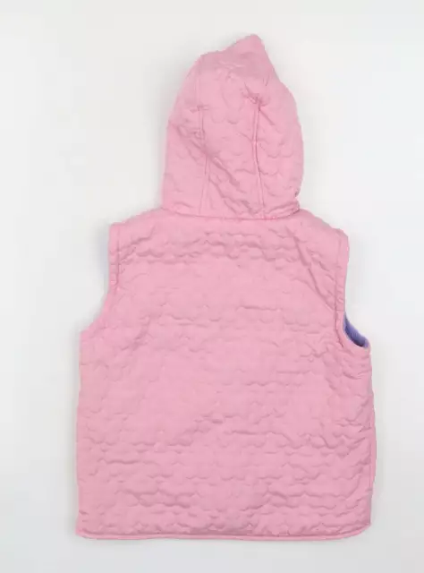 Cappotto trapuntato rosa per bambina Fizzy Moon taglia 5-6 anni cerniera 2