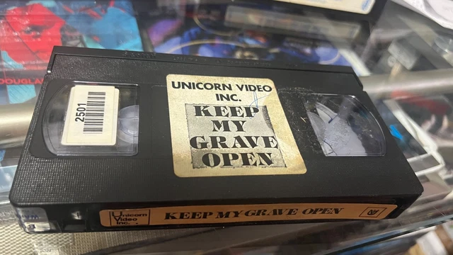 KEEP MY GRAVE Open (Vhs) Unicorn Video Original Rental! No Box! £21.61 ...