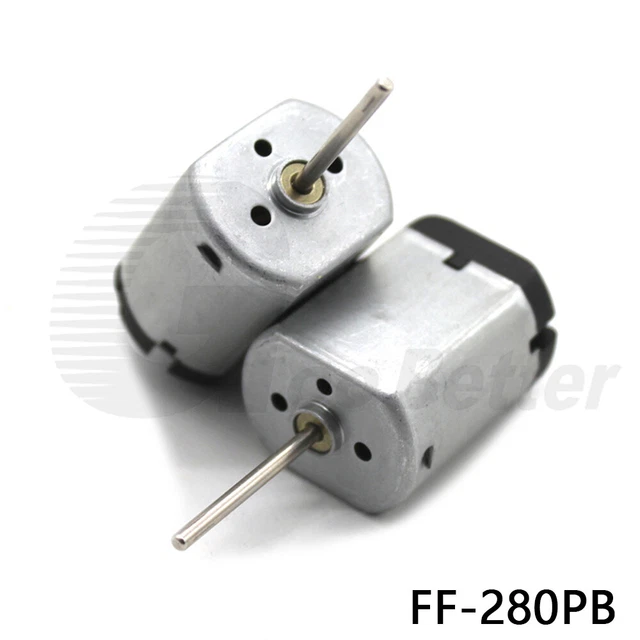 DC 6-12V Micro 24mm Flat Electric Motor FF-280PB for RC Model Toys Car Boat DIY