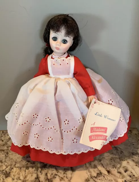 Vintage Madame Alexander 12” little women Jo #1322 doll with tag & box