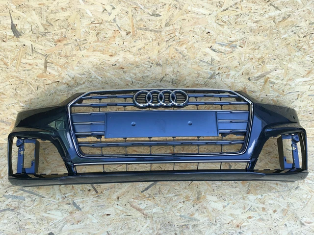 Set 2 Adesivi Paraurti Audi Quattro - Decalcomanie Vinile Bianco Lucido
