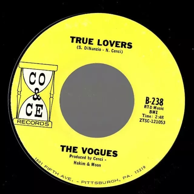 The Vogues  True Lovers / The land Of Milk And Honey   Northern Soul MINT-