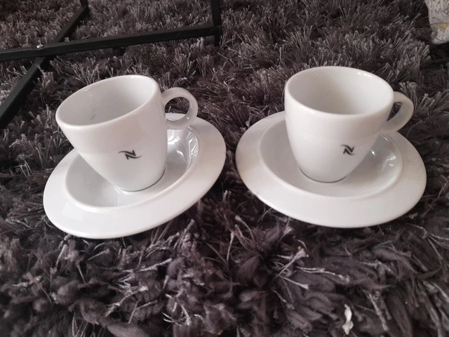 Lot 12 Tasses + Sous-tasses Nespresso ADN Design - Vintage, Expresso