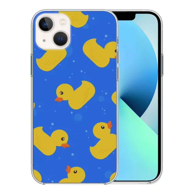 Silicone Phone Case Soft Cover Rubber Ducks Pattern iPhone 12 13 Samsung 20 21