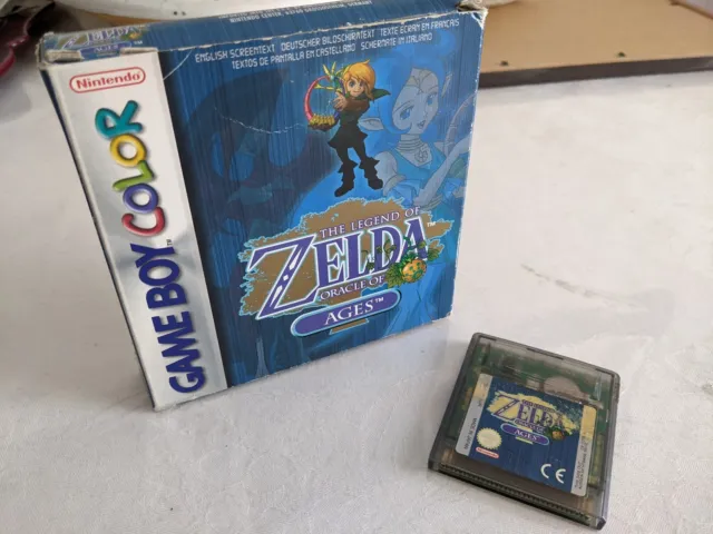 Zelda gameboy color en boite Legend of zelda oracle of ages eur fra sans notice