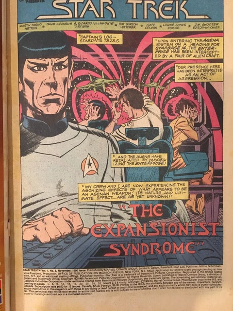 Mix & Match Star Trek Vol 1 #8  Nov 81 Marvel Comics The Expansionist Syndrome 2