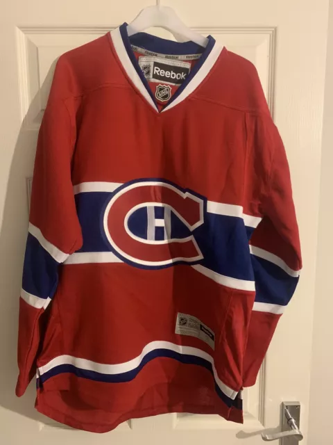 Montreal Canadiens NHL Hockey Jersey Reebok Size Small Oversized Used