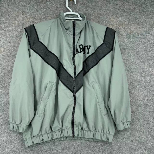 US Army Physical Fitness Jacket Small Regular Gray Winter Military DSCP USGI