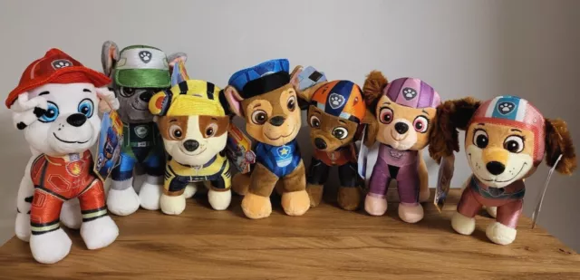 Paw Patrol Plüsch Stofftier Kuscheltier "New Style" Chase / Skye Geschenk 0+ NEU