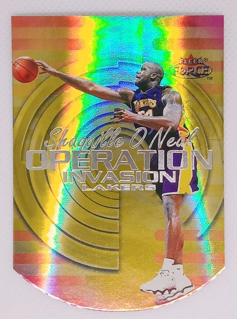 SHAQUILLE O'NEAL 1999-00 Fleer Force Operation Invasion Forcefield LAKERS HOF🏀