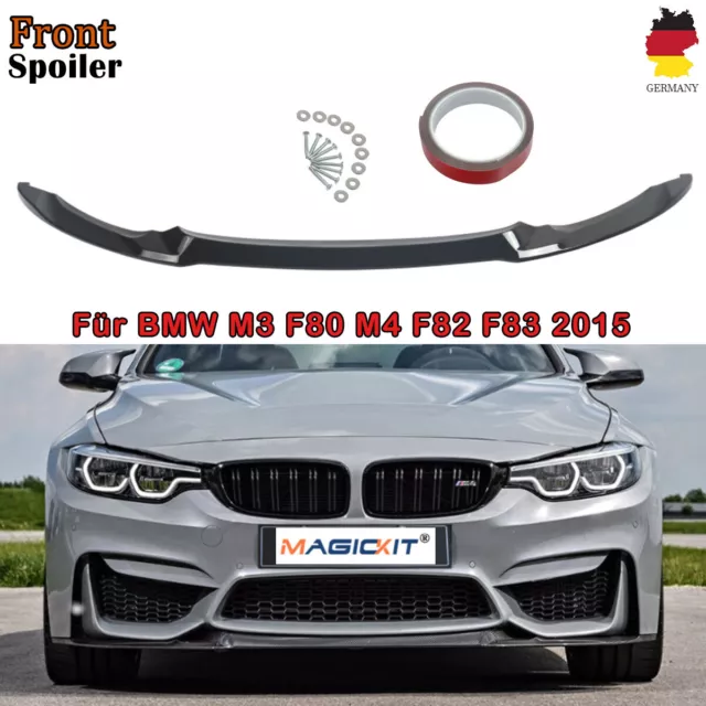 Frontspoiler Lippe Für 2015-2020 BMW M3 F80 M4 F82 F83 CS Style Glanz Schwarz DE