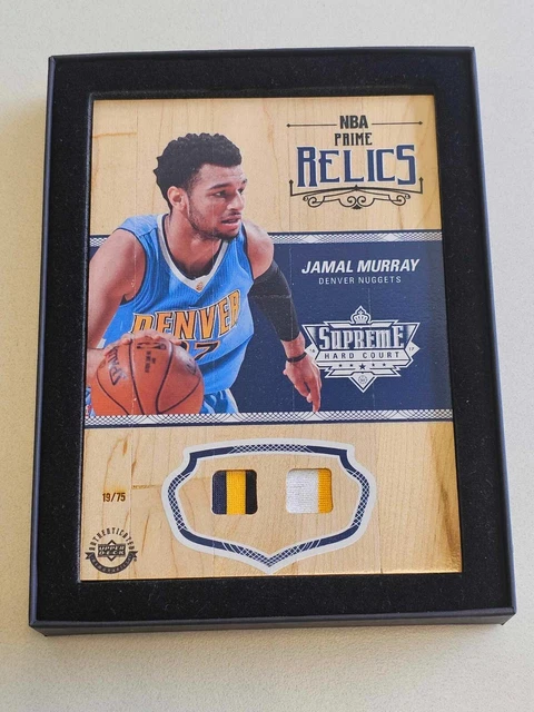 2016-17 UPPER DECK Supreme Hard Court JAMAL MURRAY /75 RC Prime 
