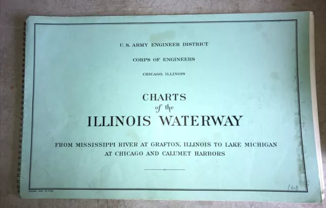 US Army Corp  Engineer Charts of Illinois Waterway