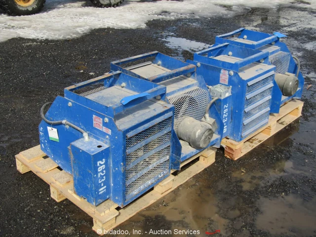 2012 Lot of (4) Elkon ELBH30-6C Industrial Warehouse Construction Heater bidadoo