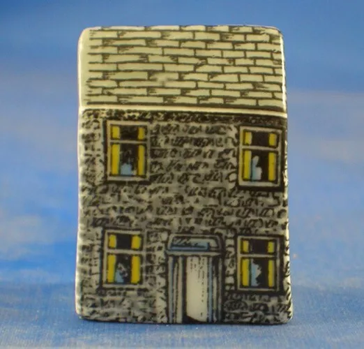 Birchcroft Miniature House Shaped Thimble -- Stone Cottage