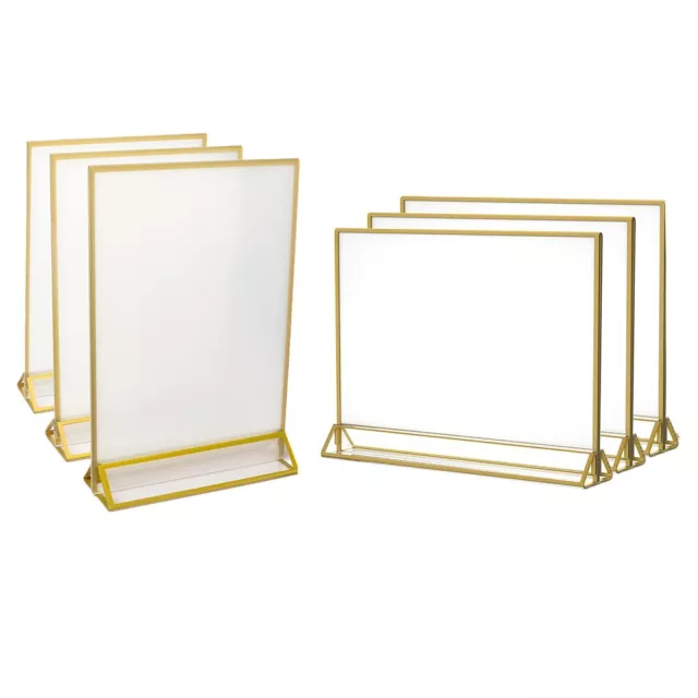 Contemporary Design Acrylic Table Card Holder Blend Seamlessly with Your Decor