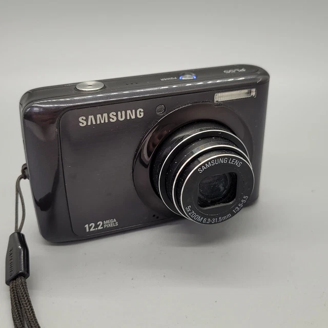 Samsung PL55 12,2 megapixel fotocamera digitale compatta testata nera 8