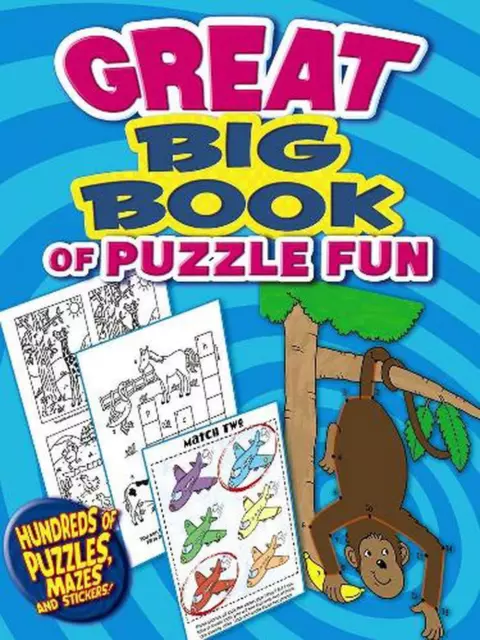 Great Big Book of Puzzle Fun by Dover Dover (English) Paperback Book