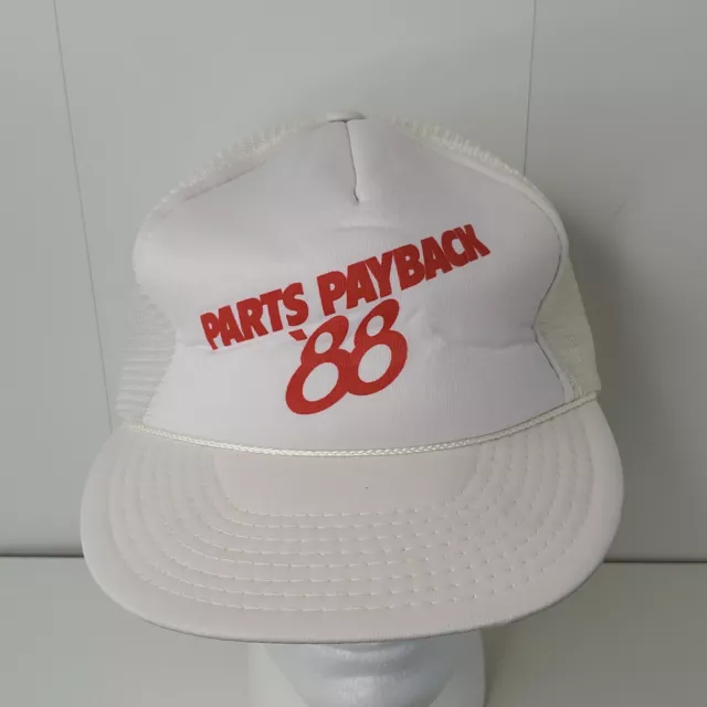 VTG Case IH Parts Payback 1988 Mesh Trucker Hat Cap Snapback Tractor Farmer Farm