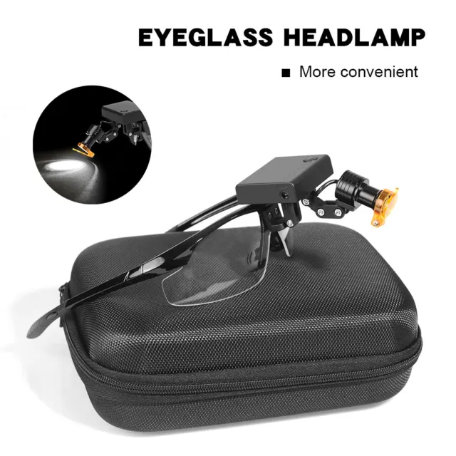 5W Portable Wireless Headlamp &Glasses LED Headlight &Optical Filter DY-013-F