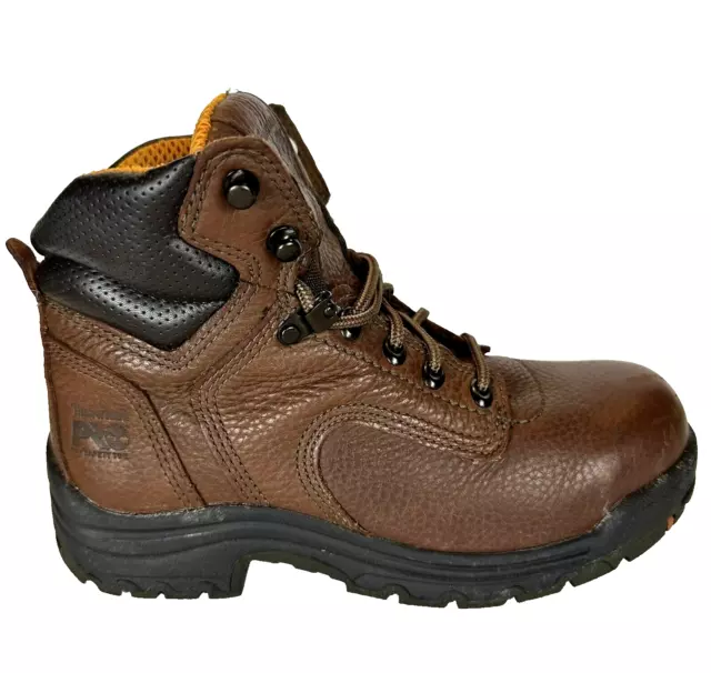 Timberland Pro Womens Work Boot Size 7 M Safety Toe Titan 6" 26388 Brown