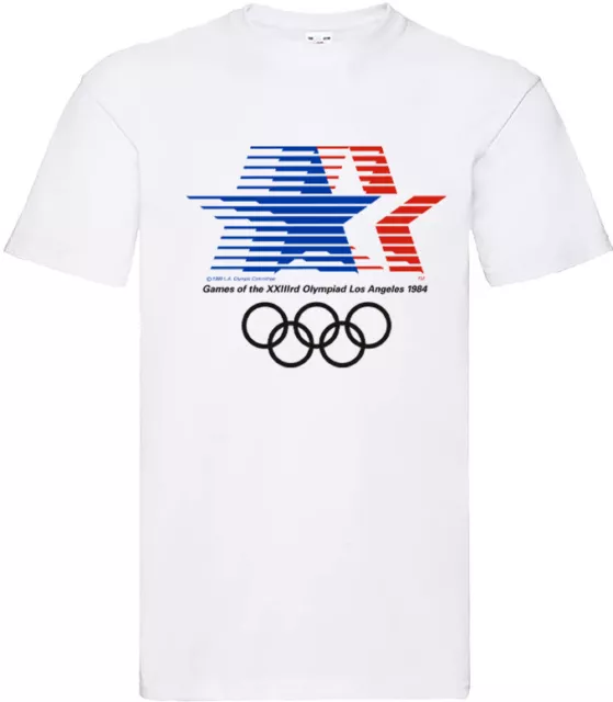 los angeles olympic games retro sports event t shirt 1984